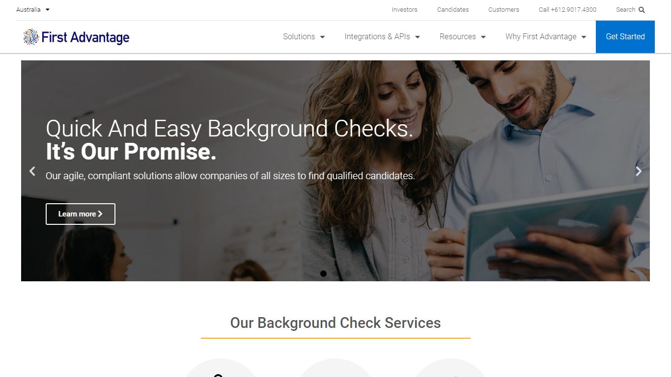 First Advantage: A Leading Global Background Check Company